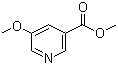 CAS 登录号：29681-46-7, 5-甲氧基-3-吡啶羧酸甲酯