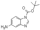 structure of CAS# 297756-31-1, 5-氨基-1-叔丁氧羰基苯并咪唑