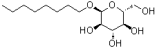 structure of CAS# 29781-80-4, 1-O-辛基-alpha-D-吡喃葡萄糖苷
