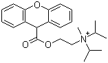 CAS # 298-50-0, Proparacaine, Propantheline, Propanthelinium, N-Methyl-N-(1-methylethyl)-N-[2-[(9H-xanthen-9-ylcarbonyl)oxy]ethyl]-2-propanaminium