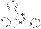 CAS # 298-96-4, 2,3,5-Triphenyltetrazolium chloride, 2,3,5-Triphenyl-2H-tetrazolium chloride, Tetrazolium Red