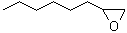 CAS # 2984-50-1, 1,2-Epoxyoctane, 1-Octene oxide, 2-Hexyloxirane, Hexyloxirane, NSC 24246, Octane 1,2-oxide, Octene-1,2-oxide, n-Hexyloxirane, n-Octene-1,2-oxide, alpha-Epoxyoctane