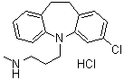 structure of CAS# 29854-14-6, Norclomipramine hydrochloride