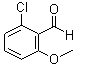 structure of CAS# 29866-54-4, 6-氯-2-甲氧基苯甲醛
