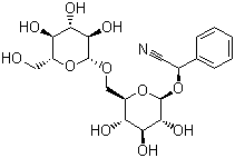 structure of CAS# 29883-15-6, 扁桃苷