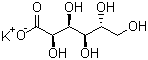 Potassium gluconate molecular structure (CAS 299-27-4)