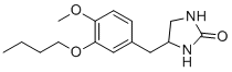 structure of CAS# 29925-17-5, 4-(3-丁氧基-4-甲氧基苄基)-2-咪唑烷酮