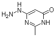 structure of CAS# 29939-38-6, 6-Hydrazinyl-2-methyl-4(3H)-pyrimidinone