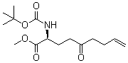CAS 登录号：300831-27-0, (2S)-2-[[叔丁氧羰基]氨基]-5-氧代-8-壬烯酸甲酯