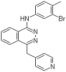 structure of CAS# 300842-64-2, N-(3-溴-4-甲基苯基)-4-(4-吡啶甲基)-1-酞嗪胺