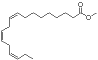 (9Z,12Z,15Z)-9,12,15-Octadecatrienoic acid methyl ester molecular structure (CAS 301-00-8)