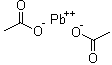 Lead(II) acetate molecular structure (CAS 301-04-2)