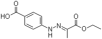 CAS # 301222-77-5, (Z)-4-(2-(1-Ethoxy-1-oxopropan-2-ylidene)hydrazinyl)benzoic acid
