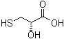 (2S)-2-Hydroxy-3-mercapto-propanoic acid molecular structure (CAS 30163-03-2)