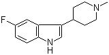 5-Fluoro-3-(1-methyl-4-piperidinyl)indole molecular structure (CAS 301856-29-1)