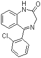 CAS # 3022-68-2, 1,3-Dihydro-5-(2-chlorophenyl)-2H-1,4-benzodiozepin-2-one, 5-(2-Chlorophenyl)-1,3-dihydro-2H-1,4-benzodiazepin-2-one