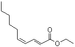 structure of CAS# 3025-30-7, (2E,4Z)-2,4-Decadienoic acid ethyl ester