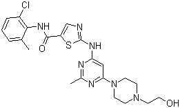 structure of CAS# 302962-49-8, 达沙替尼