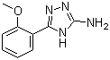 structure of CAS# 303192-36-1, 5-(2-甲氧基苯基)-4H-1,2,4-三唑-3-胺