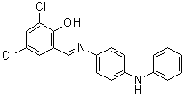 CAS # 303215-67-0, 2,4-Dichloro-6-[[[4-(phenylamino)phenyl]imino]methyl]phenol, MitoBlock 6