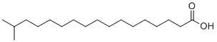 Isooctadecanoic acid molecular structure (CAS 30399-84-9)