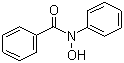 structure of CAS# 304-88-1, N-苯甲酰苯基羟胺