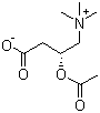 L-Acetylcarnitine molecular structure (CAS 3040-38-8)