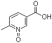 CAS # 30478-91-2, 6-Methylpyridine-3-carboxylic acid 1-oxide, 6-Methylnicotinic acid oxide, 6-Methylpyridine-3-carboxylic acid N-oxide