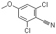 structure of CAS# 30482-87-2, 2,6-Dichloro-4-methoxybenzonitrile