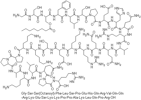 CAS 登录号：304853-26-7, 脑肠肽