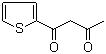 CAS # 3051-27-2, 1-(2-Thienyl)-1,3-butanedione, 1-(Thiophen-2-yl)butane-1,3-dione, 2-Thenoylacetone, NSC 80371, Thenoylacetone