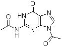 structure of CAS# 3056-33-5, N,9-Diacetylguanine
