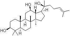structure of CAS# 30636-90-9, 原人参二醇