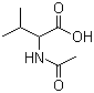 structure of CAS# 3067-19-4, N-Acetyl-DL-valine