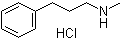 structure of CAS# 30684-07-2, N-Methyl-3-phenylpropylammonium chloride