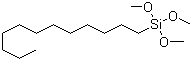 structure of CAS# 3069-21-4, Dodecyltrimethoxysilane
