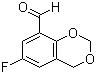 structure of CAS# 306934-87-2, 6-氟-4H-1,3-苯并二恶烷-8-甲醛