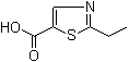 CAS # 30709-68-3, 2-Ethyl-5-thiazolecarboxylic acid, RU 22156