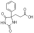 CAS # 30741-72-1, 2,5-Dioxo-4-phenyl-4-imidazolidinepropionic acid