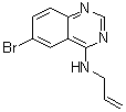 structure of CAS# 307538-42-7, 6-Bromo-N-2-propen-1-yl-4-quinazolinamine