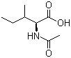 structure of CAS# 3077-46-1, N-乙酰-L-异亮氨酸