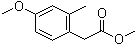 CAS # 30888-94-9, 4-Methoxy-2-methylbenzeneacetic acid methyl ester, (4-Methoxy-2-methylphenyl)acetic acid methyl ester