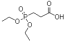 structure of CAS# 3095-96-3, 3-(Diethoxyphosphinyl)propanoic acid