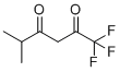 structure of CAS# 30984-28-2, 1,1,1-三氟-5-甲基己烷-2,4-二酮