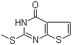 structure of CAS# 309976-36-1, 2-(甲硫基)噻吩并[2,3-d]嘧啶-4(3H)-酮