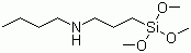 structure of CAS# 31024-56-3, N-(3-(Trimethoxysilyl)propyl)butylamine