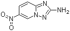 structure of CAS# 31040-15-0, 6-硝基-[1,2,4]三唑并[1,5-a]吡啶-2-胺