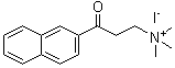 CAS # 31059-54-8, 2-(beta-Naphthoyl)ethyltrimethylammonium iodide, 2-Dimethylaminoethyl 2-naphthyl ketone methiodide