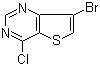 structure of CAS# 31169-27-4, 7-溴-4-氯噻吩并[3,2-d]嘧啶