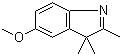 structure of CAS# 31241-19-7, 2,3,3-三甲基-5-甲氧基-3H-吲哚
